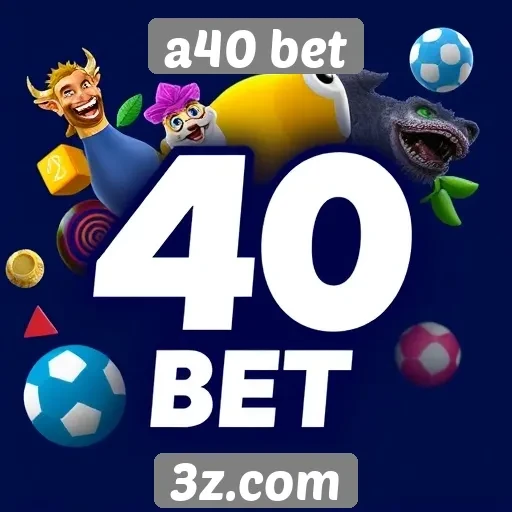 Variedade de jogos oferecidos pela a40 bet